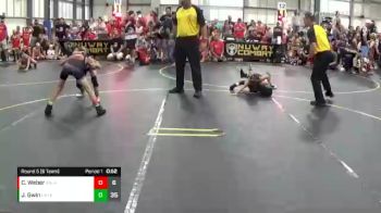 65 lbs Round 5 (6 Team) - Jacob Gwin, Untouchables Black vs Calihan Weber, American Gladiators