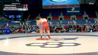 285 lbs 3rd Place Match - Michael Mocco, FL vs Mark Effendian, PA