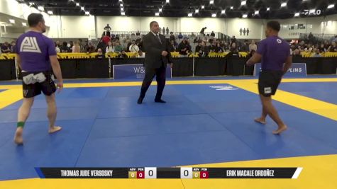 Erik Macale Ordoñez vs Thomas Jude Versosky 2025 World IBJJF Jiu-Jitsu No-Gi Championship