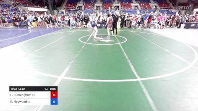 130 lbs Cons 64 #2 - EmmaLeah Cunningham, PA vs Regan Heywood, UT