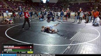 75 lbs Cons. Round 2 - Liam Eder, Eads Wrestling vs Gage Miller, Pueblo West Storm Wrestling