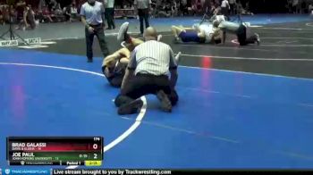 174 lbs 2nd Wrestleback (8 Team) - Brad Galassi, Davis & Elkins vs Joe Paul, John Hopkins University