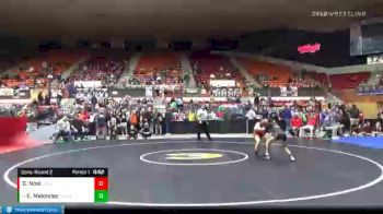 101 lbs Cons. Round 2 - Elizabeth Melendez, Humboldt vs Grace Noel, Columbus