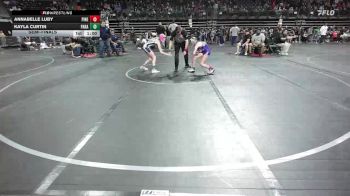 85 lbs Semifinal - Annabelle Luby, Pinelands vs Kayla Curtin, Paramus