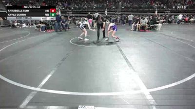 85 lbs Semifinal - Annabelle Luby, Pinelands vs Kayla Curtin, Paramus