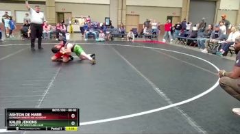 88-92 lbs Round 1 - Kaleb Jenkins, Swamp Fox Wrestling Club vs Ashton De Marr, Glasgow Wrestling Academy