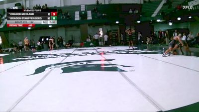 157 lbs Quarterfinal - Braden Stauffenberg, Michigan State vs Chance McClane, Arizona State