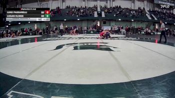 133 lbs Cons. Round 2 - Luke Passarelli, Davidson vs Logan Klinge, GVSU