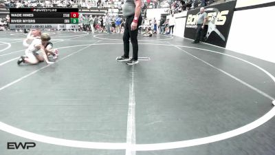 48-51 lbs Quarterfinal - Wade Hines, Standfast OKC vs River Myers, Shelton Wrestling Academy