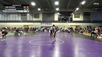 125 lbs 1st Place Match - Lana Schafer, Cedar Falls vs Lily Gearheart, Prairie, Cedar Rapids