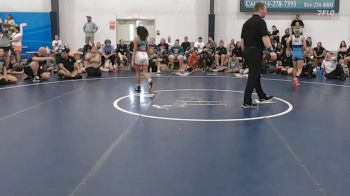40 kg 5th Place - Gwen A. Briggs, Surfside Girls - W vs Jayleigh Rex, PA West Black - W