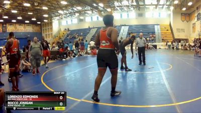 220 lbs Round 5 (8 Team) - Rocco Jonigan, Bomb Squad vs L0renzo Edmonds, Big Man Wrestling