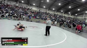 106 lbs Semifinal - Damyon Funk, Gunnison vs Kaleb Blackner, Roy