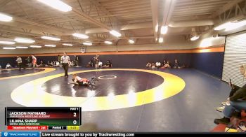 61-65 lbs Round 1 - Liliana Sharp, Uintah Girls Wrestling vs Jackson Maynard, Sanderson Wrestling Academy