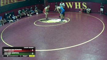 155 lbs Champ. Round 1 - Quintin Maldonado, Swamp Monsters vs Vinyard Griffith, Clovis High