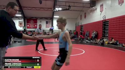 Semifinal - Frank Caraccio, Moen Wrestling Academy vs Austin Boone, Washington Matbackers