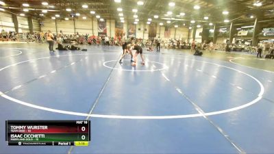 96 lbs Rd# 9- 2:15pm Saturday Final Pool - Tommy Wurster, Team Ohio vs Isaac Cicchetti, Maryland Gold