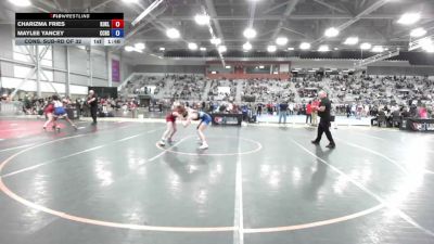 57 kg Cons. Sub-rd Of 32 - Charizma Fries, Kuna Klub vs Maylee Yancey, Crook County High School
