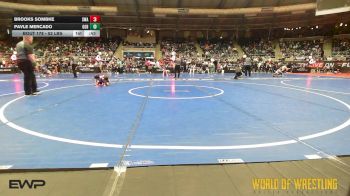52 lbs Semifinal - Brooks Sombke, Sniper Wrestling Academy vs Pavle Mercado, GGB Ohio