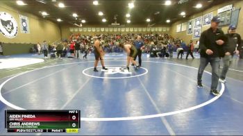 285 lbs Champ. Round 1 - Aiden Pineda, Simi Valley vs Chris Andrews, Bakersfield Christian