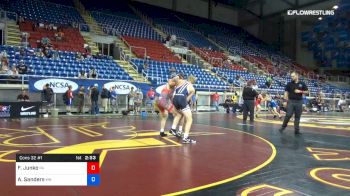 145 lbs Cons 32 #1 - Frederick Junko, Pennsylvania vs Andrew Sanders, Minnesota