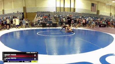 83 lbs Cons. Round 4 - Grady Moos, OH vs Lucas Pipito, IN