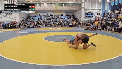 165 lbs Cons. Round 1 - Carson Tuer, Cape Henlopen H S vs Zachary Binnie, Odessa H S
