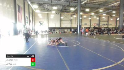 90 lbs Quarterfinal - Jayden Amell, Team Aggression vs Joel Vela, Askeo