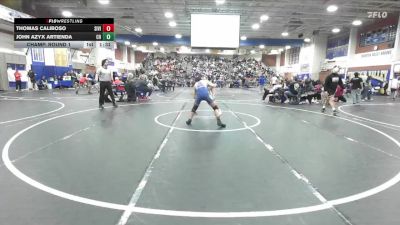 132 lbs Champ. Round 1 - Thomas Caliboso, Sierra Vista vs John Azyx Artienda, Chino Hills