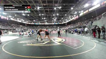 215 lbs Champ. Round 1 - William Jackson, Gonzaga Prep vs Talon Heinley, Payette