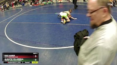 75 lbs Quarterfinal - Max Huber, Delta Wrestling Club vs Quentin Villarreal, Sublime Wrestling Academy