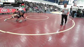 140 lbs 3rd Place Match - Bella Lyrse, Cypress vs Ashlynn Lynch, Northwood