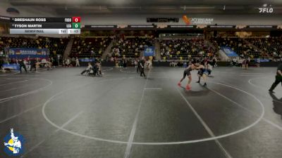 285 lbs Semifinal - Dreshaun Ross, Fort Dodge vs Tyson Martin, La Crosse Aquinas