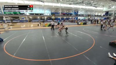 120 lbs Cons. Round 9 - Braydon Studer, Unattached vs Asilbek Anvarov, Unattached