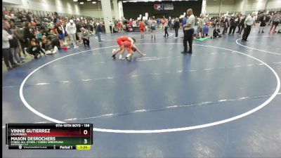 138 lbs Semifinal - Mason DesRochers, COBRA ALL-STARS / Cobra Wrestling Systems LLC vs Vinnie Gutierrez, California