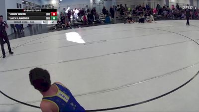 109 lbs Cons. Round 5 - Jack Langner, Seward Wrestling Club vs John White, McCook Youth Wrestling Club