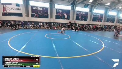 132 lbs Cons. Round 2 - Sardar Vadim, Warrior Trained Wrestling vs Henry Cantin, Austin Wrestling Academy