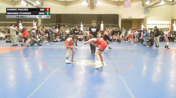 89 lbs Rr Rnd 2 - Dominic Paulsen, Kingsway - ESC vs Benjamin O'Connor, Empire Wrestling Academy 1 - ESC