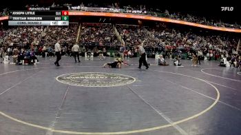 3A 113 lbs Cons. Round 2 - Joseph Little, Carson, Jesse vs Tristian Winburn, West Brunswick High School