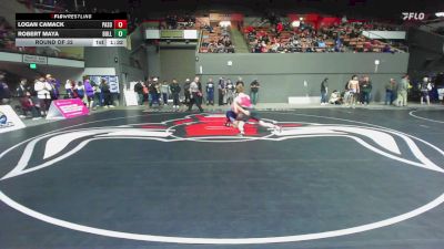 132 lbs Round Of 32 - Logan Camack, Paso Robles vs Robert Maya, Bullard