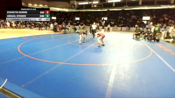 Girls 115 lbs Champ. Round 2 - Abigail Steiner, Sumner (Girls) vs Stavette Norris, Granger (Girls)