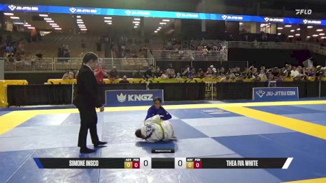 Thea Iva White vs Simone Insco 2025 Pan Kids Jiu-Jitsu IBJJF Championship