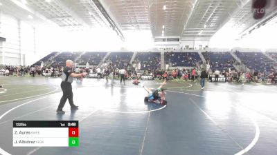 132 lbs Consi Of 8 #1 - Zaban Ayres, Sweetland Misfits vs Jonah Albidrez, Vegas Sport WC