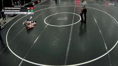 157 lbs Semis & 1st Wrestleback (8 Team) - Peyton Kruntorad, Pierce vs Hunter Dickinson, Milford