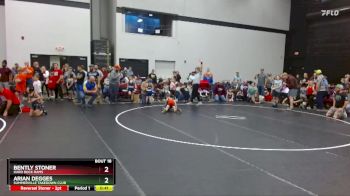 49 lbs Quarterfinal - Bently Stoner, Hard Rock Rams vs Arian Degges, Summerville Takedown Club