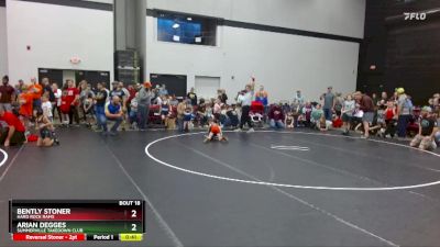 49 lbs Quarterfinal - Bently Stoner, Hard Rock Rams vs Arian Degges, Summerville Takedown Club