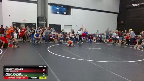 49 lbs Quarterfinal - Bently Stoner, Hard Rock Rams vs Arian Degges, Summerville Takedown Club