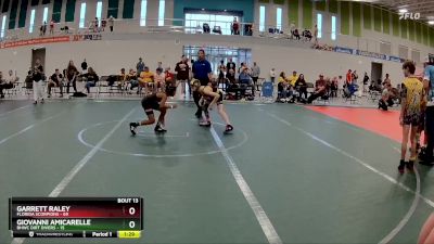 72 lbs Round 5 (6 Team) - Giovanni Amicarelle, BHWC Dirt Divers vs Garrett Raley, Florida Scorpions