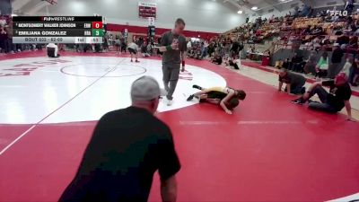 62-69 lbs Round 5 - Montgomery Walker Johnson, Eaton Reds WC vs Emiliana Gonzalez, HRA
