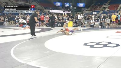 106 lbs Cons. Sub-quarters - Rocco Valvano, Illinois vs Adam Belloc, Arizona